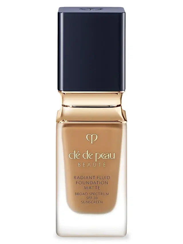Clé de Peau Beauté Women's Radiant Fluid Foundation Matte Broad Spectrum SPF 20 Sunscreen - B60 Deep Tan Beige