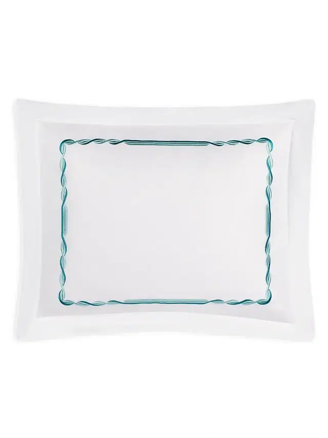 Home Treasures Cadence Sateen Sham - Aqua King