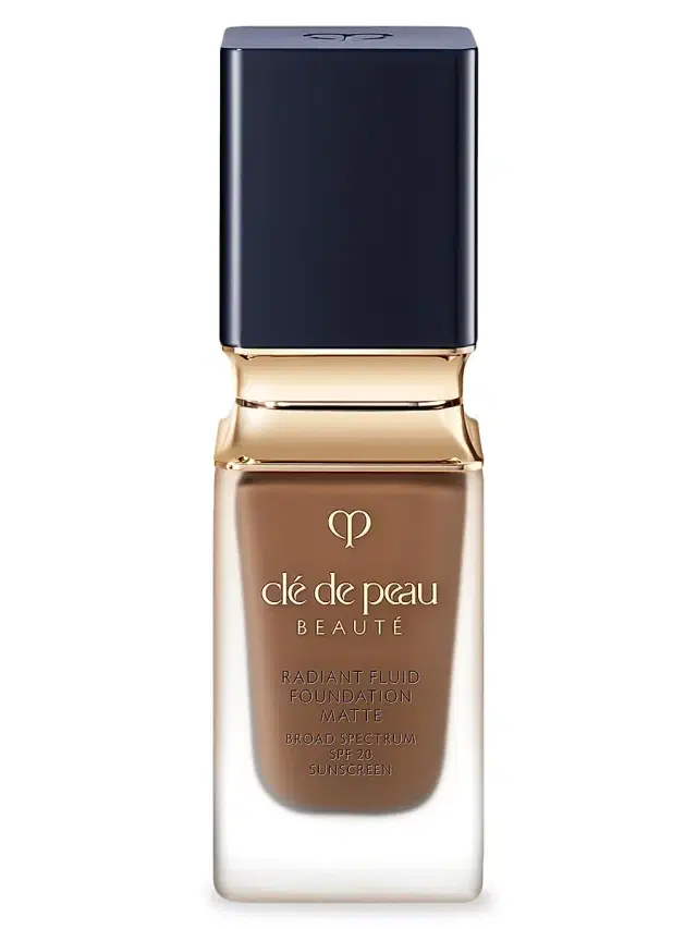 Clé de Peau Beauté Women's Radiant Fluid Foundation Matte Broad Spectrum SPF 20 Sunscreen - B100 Rich Deep Beige
