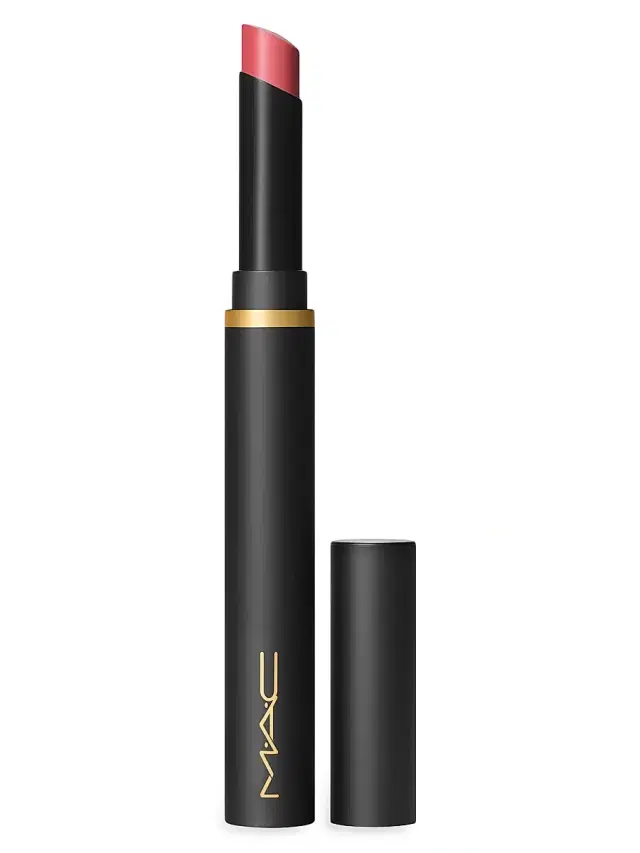 MAC Women's Powder Kiss Velvet Blur Slim Lipstick - Stay Curious