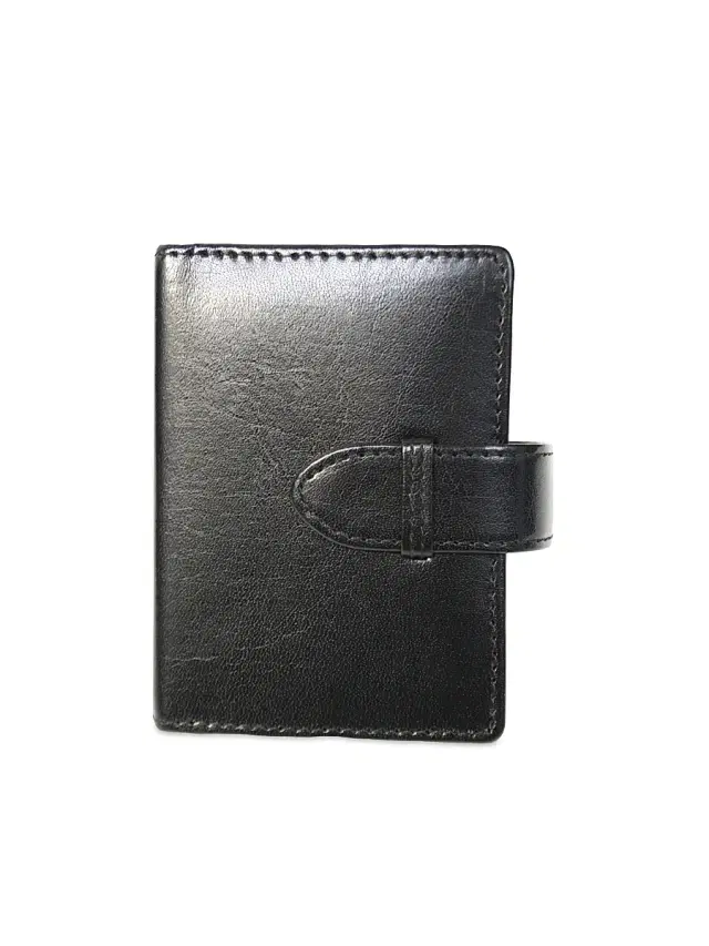 Royce New York Playing Cards & Leather Case - Black