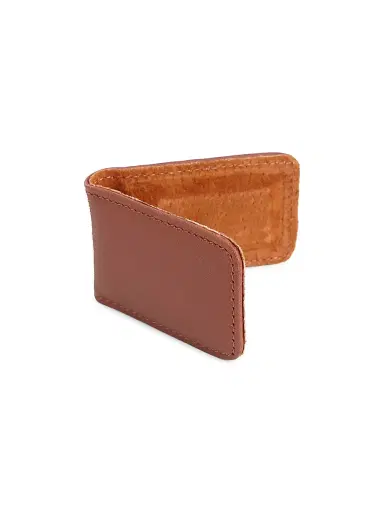 Royce New York Men's Leather Magnetic Money Clip - Tan | Thumbnail 1 Royce New York Men's Leather Magnetic Money Clip - Tan | Thumbnail 1