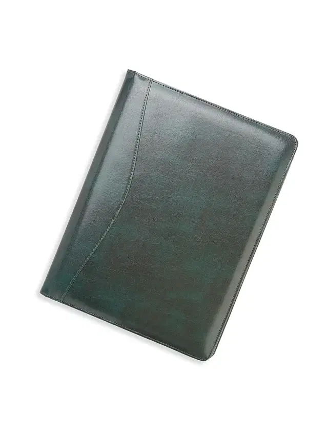 Royce New York Executive Leather Writing Portfolio - Green