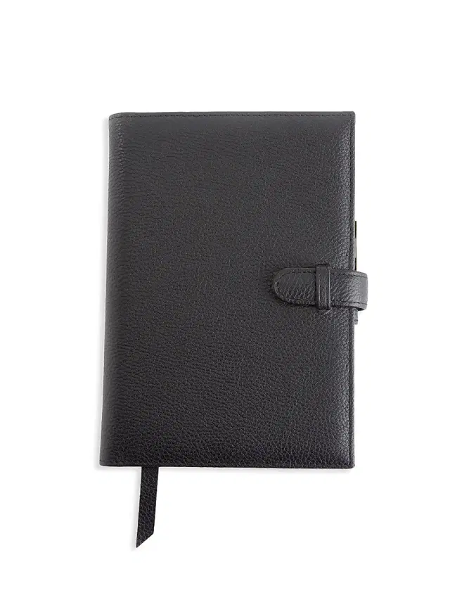 Royce New York Executive Leather Daily Planner - Black