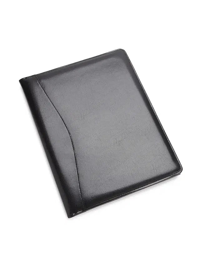 Royce New York Executive Leather Writing Portfolio - Black