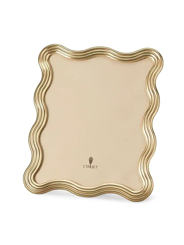 L'Objet Ripple Frame - Gold 8 x 10