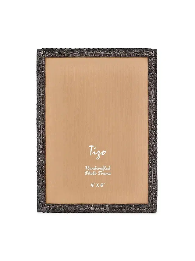 Tizo Crystal Jeweled Frame - Black 8 x 10
