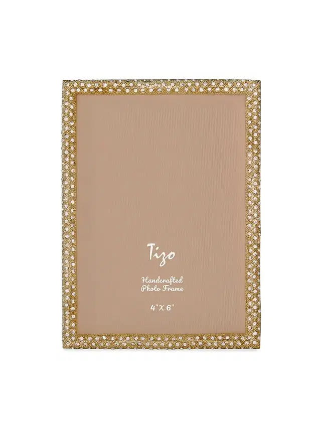 Tizo Crystal Jeweled Frame - Gold 8 x 10