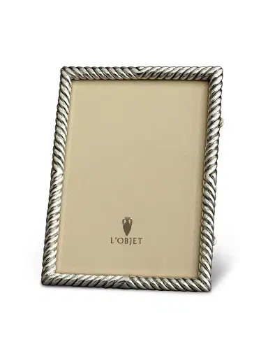 L'Objet Gold Deco Twist Frame - Platinum - Size 4 x 6 | Thumbnail 1