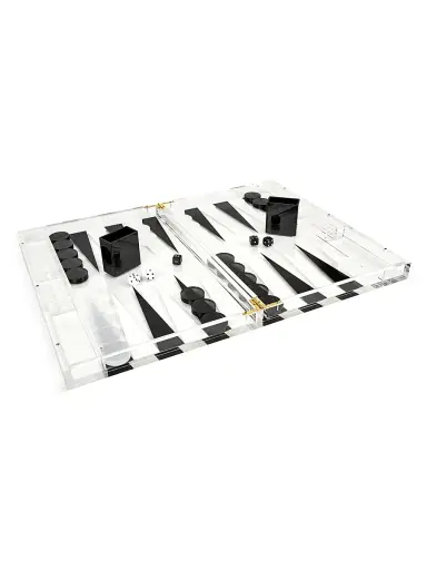 Tizo Acrylic Backgammon Board Game | Thumbnail 1 Tizo Acrylic Backgammon Board Game | Thumbnail 1