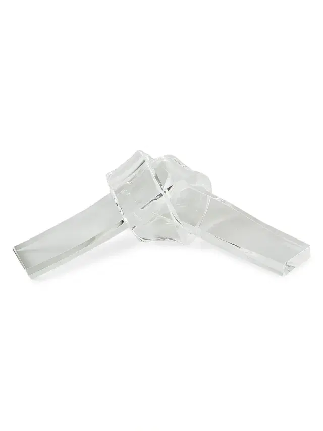 Tizo Lucite Bow Knot - Clear