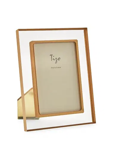 Tizo Double-Border Lucite Frame - Gold 8 x 10 | Thumbnail 1 Tizo Double-Border Lucite Frame - Gold 8 x 10 | Thumbnail 1