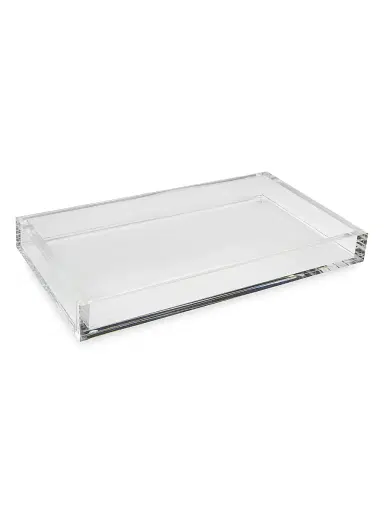 Tizo Lucite Serving Tray - Clear - Size Large | Thumbnail 1