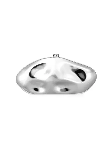 Cult Gaia Women's Caldera Metallic Clutch Bag | Thumbnail 1 Cult Gaia Women's Caldera Metallic Clutch Bag | Thumbnail 1