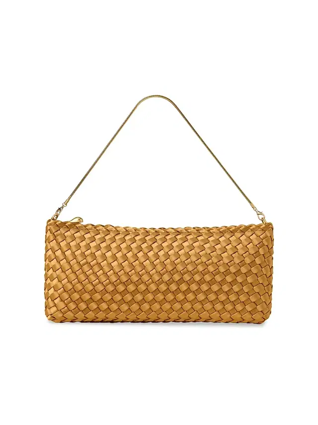 Naghedi Women's Gala Satin Clutch Bag - Ore