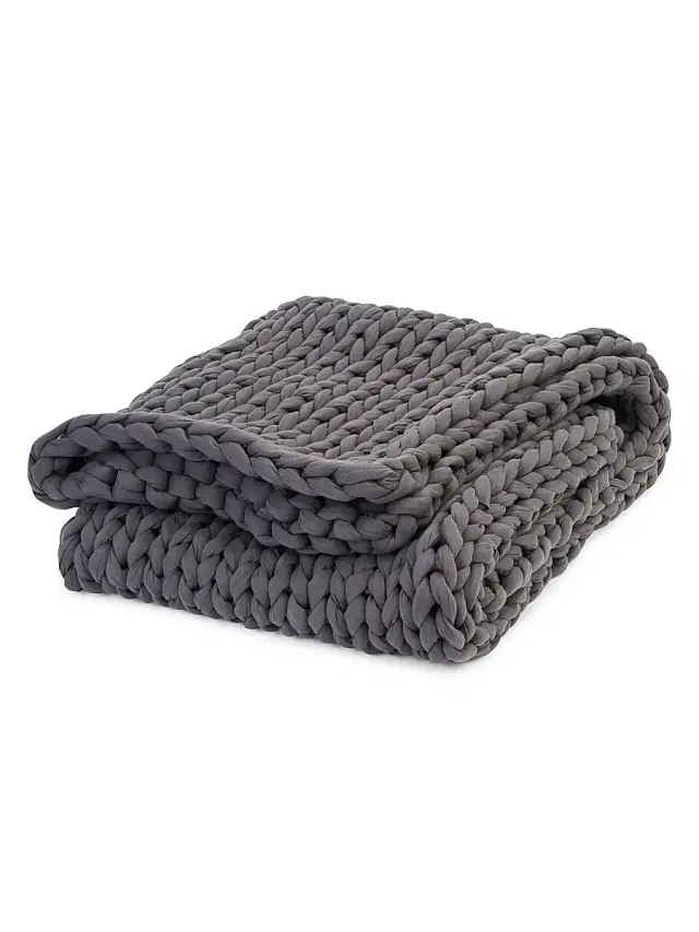 Bearaby Cotton Napper Weighted Knit Blanket - Asteroid 25