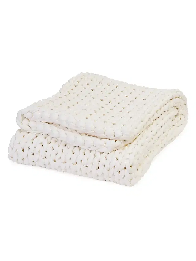 Bearaby Cotton Napper Weighted Knit Blanket - Cloud 25