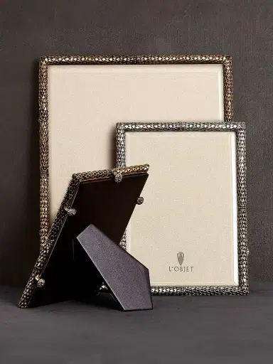 L'Objet Scales Picture Frame - Platinum - Size 4 x 6 | Thumbnail 3