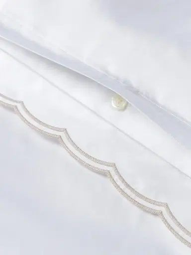 Ralph Lauren Malin Scallop Cotton Sateen Duvet Cover | Thumbnail 2