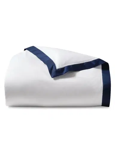 Ralph Lauren Organic Sateen Border 624-Thread Count Duvet Cover & Sham Collection | Thumbnail 2