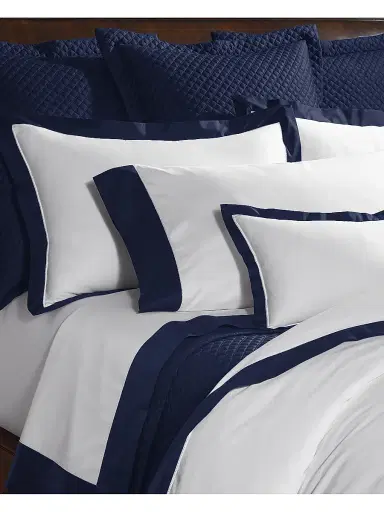Ralph Lauren Organic Sateen Border 624-Thread Count Duvet Cover & Sham Collection | Thumbnail 3