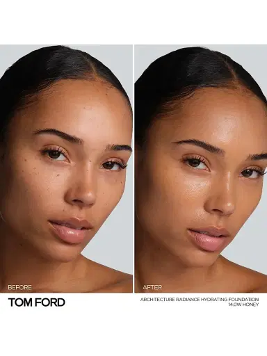TOM FORD Women's Architecture Radiance Hydrating Foundation - 14.0 Honey | Thumbnail 4
