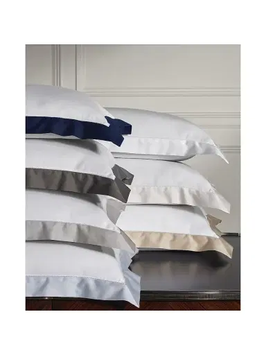 Ralph Lauren Organic Sateen Border 624-Thread Count Duvet Cover & Sham Collection | Thumbnail 2