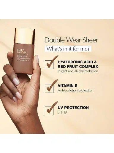 Estée Lauder Women's Double Wear Sheer Long-Wear SPF 19 Foundation | Thumbnail 2 Estée Lauder Women's Double Wear Sheer Long-Wear SPF 19 Foundation | Thumbnail 2