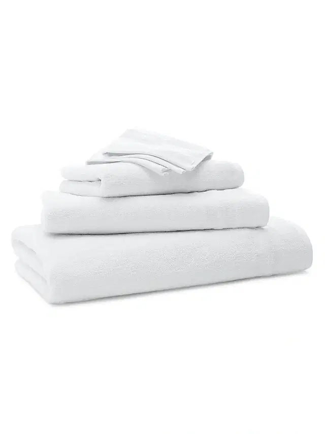 Ralph Lauren Payton Towel Collection - Spa White Body Sheet