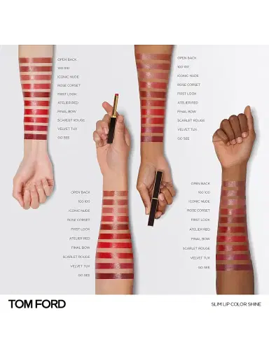 Tom Ford Women's Slim Lip Color Shine - First Look | Thumbnail 3