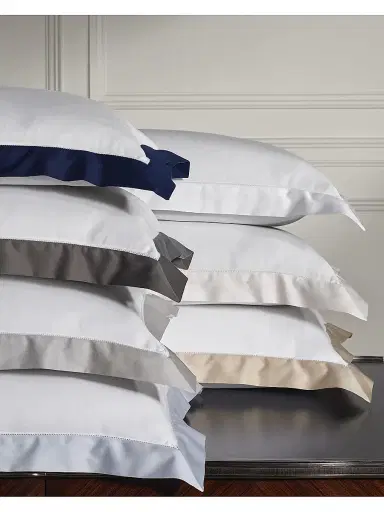 Ralph Lauren Organic Sateen Border 624-Thread Count Duvet Cover & Sham Collection | Thumbnail 2