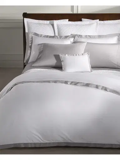 Ralph Lauren Organic Sateen Border 624-Thread Count Duvet Cover & Sham Collection | Thumbnail 3