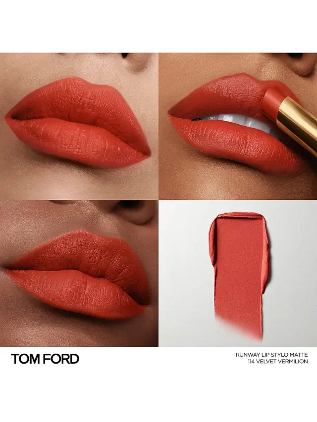 TOM FORD Lip Stylo Matte - Velvet Vermilion