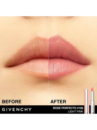 Givenchy Women's Rose Perfecto Plumping Lip Balm 24H Hydration - N108 Light Pink | Thumbnail 3 Givenchy Women's Rose Perfecto Plumping Lip Balm 24H Hydration - N108 Light Pink | Thumbnail 3