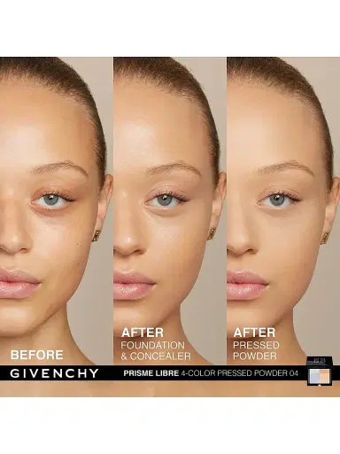 Givenchy Women's Prisme Libre 4-Color Pressed Powder - 04 Mousseline Acidulee | Thumbnail 5 Givenchy Women's Prisme Libre 4-Color Pressed Powder - 04 Mousseline Acidulee | Thumbnail 5