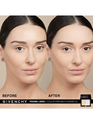 Givenchy Women's Prisme Libre 4-Color Pressed Powder - 02 Satin Blanc | Thumbnail 2 Givenchy Women's Prisme Libre 4-Color Pressed Powder - 02 Satin Blanc | Thumbnail 2