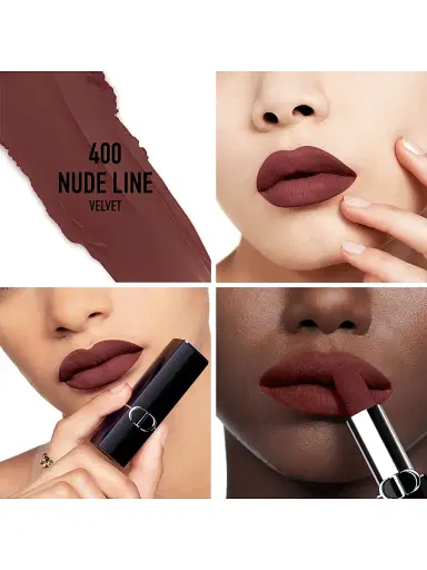 Dior Women's Rouge Lipstick - 400 Nude Line Velvet | Thumbnail 1 Dior Women's Rouge Lipstick - 400 Nude Line Velvet | Thumbnail 1