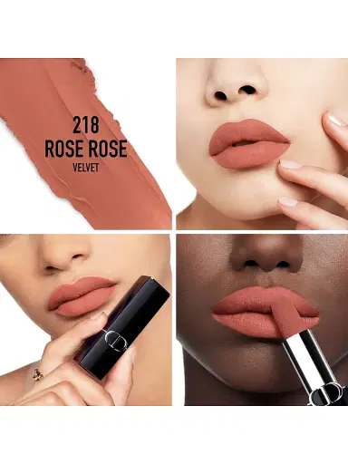 Dior Women's Rouge  Lipstick - 218 Rose Rose Velvet | Thumbnail 2