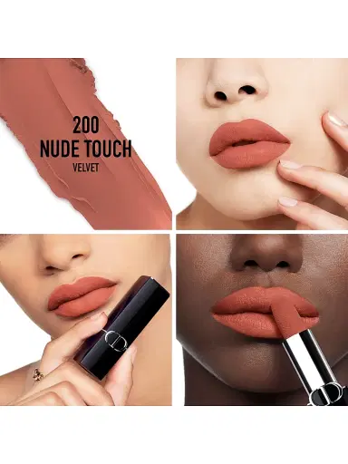 Dior Women's Rouge Lipstick - 200 Nude Touch Velvet | Thumbnail 1 Dior Women's Rouge Lipstick - 200 Nude Touch Velvet | Thumbnail 1
