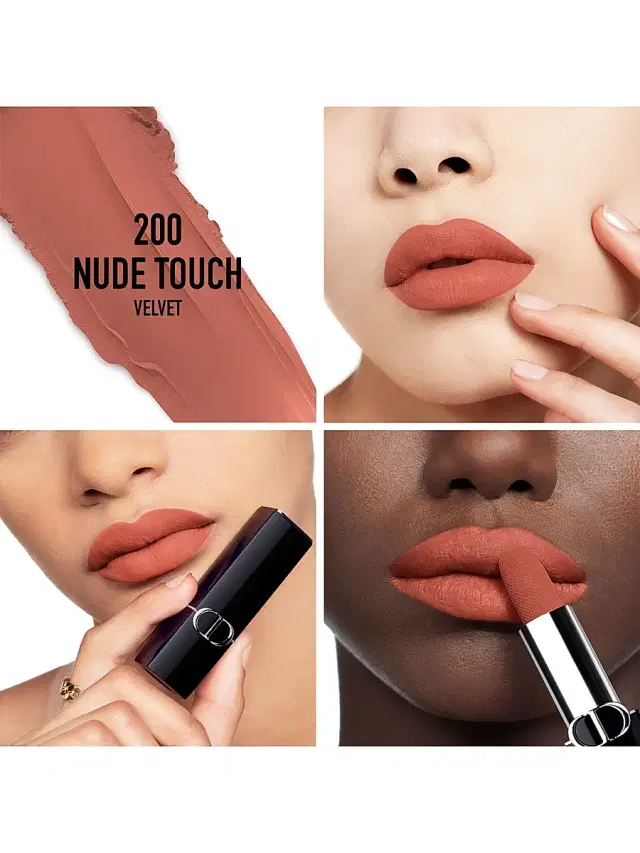 Dior Women's Rouge  Lipstick - 200 Nude Touch Velvet