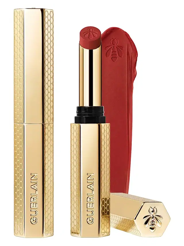GUERLAIN KissKiss Blur Matte Long-Wearing Lipstick - 599 Red Aster