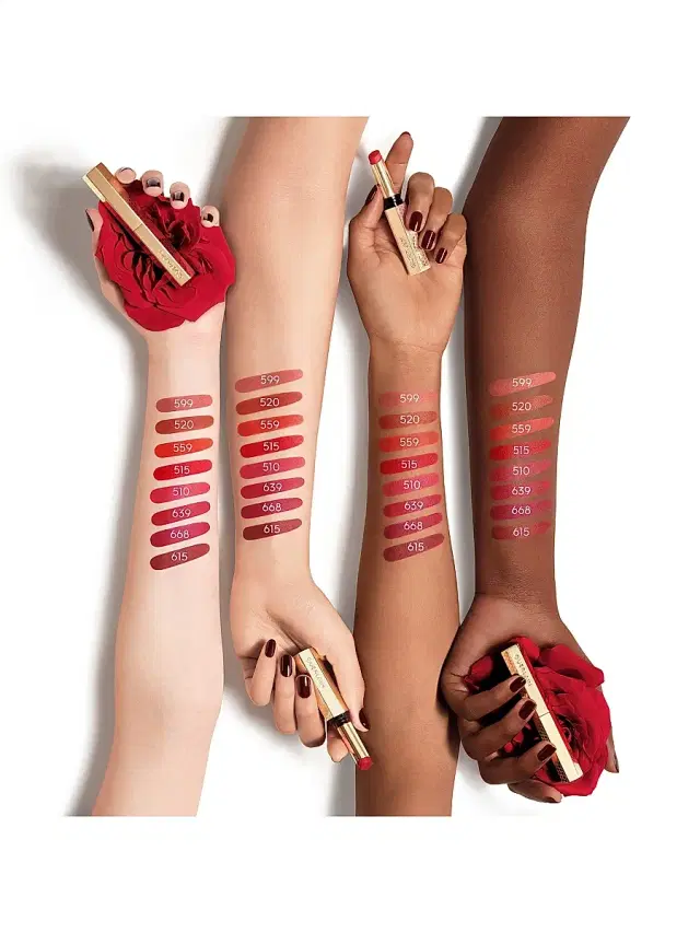 GUERLAIN KissKiss Blur Matte Long-Wearing Lipstick Refill - 599 Red Aster
