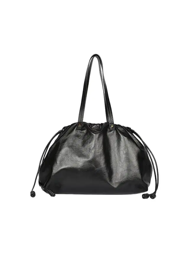 Isabel Marant Women's Silven Leather Drawstring Duffle Bag - Black
