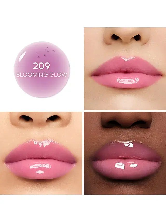 GUERLAIN Limited-Edition KissKiss Bee Glow Hydrating Tinted Lip Oil - 209 Blooming Glow