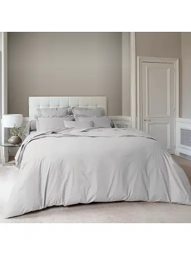Anne de Solène Vexin Cotton Duvet Cover & Sham Collection - Opaline European | Thumbnail 1 Anne de Solène Vexin Cotton Duvet Cover & Sham Collection - Opaline European | Thumbnail 1