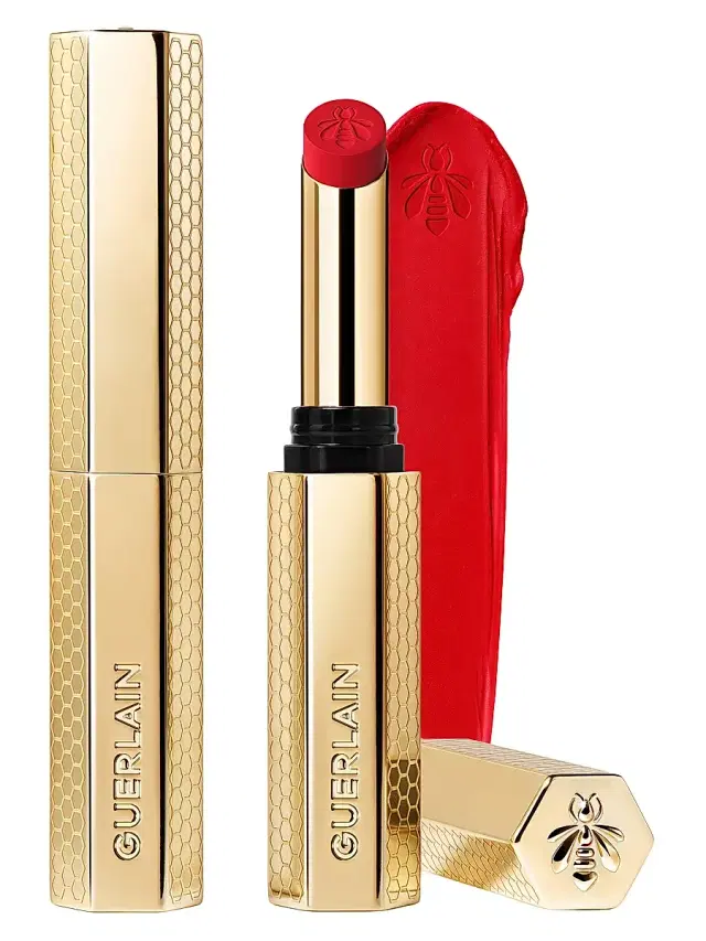 GUERLAIN KissKiss Blur Matte Long-Wearing Lipstick - 510 Petal Red