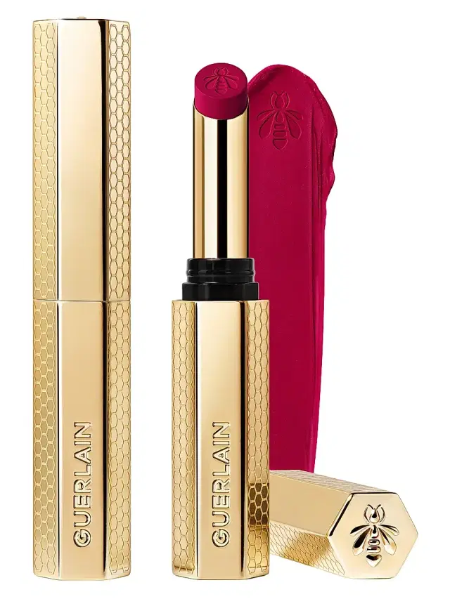 GUERLAIN KissKiss Blur Matte Long-Wearing Lipstick - 395 Bold Fuschia