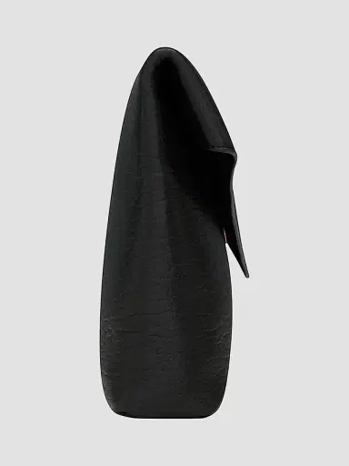 Saint Laurent Women's Cassandre Large Envelope Pouch In Lambskin - Black | Thumbnail 4