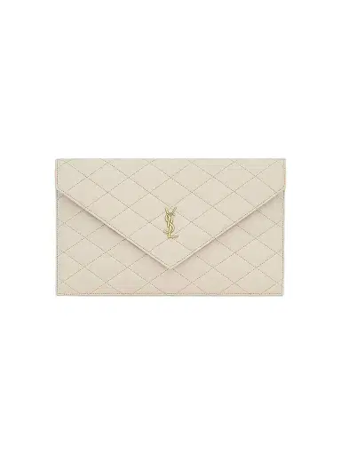 Saint Laurent Women's Paris Pouch in Lambskin | Thumbnail 1 Saint Laurent Women's Paris Pouch in Lambskin | Thumbnail 1