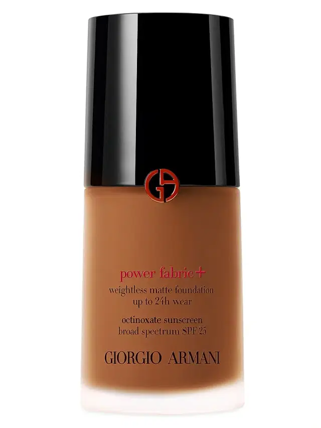 ARMANI BEAUTY Women's Power Fabric+ Foundation SPF 25 - 12 Deep Red